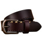 Genuine leather belts for women Fashion designer stitching up woman belt Quality Pin buckle cow skin strap female width 2.8 cm