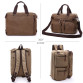 Hot Canvas Leather Men Travel Handbag Luggage Bags Men's Duffel Bags Travel Tote Male Multifunction Shoulder Strap Handbags