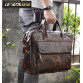 Men Oil Waxy Leather Antique Design Business Briefcase Laptop Document Case Fashion Attache Messenger Bag Tote Portfolio 7146