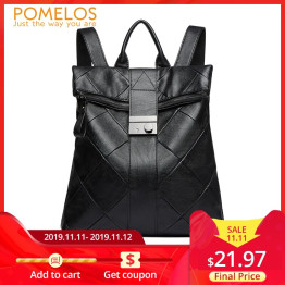 POMELOS Women Backpack HOT SALE Anti Theft Backpack Designer Backpacks Women High Quality Synthetic Leather Backpack Travel Bag