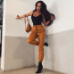 Shestyle PU Leather Drawstring Winter Jogger Pants Women High Waist Sexy Casual Loose Thick 2019 Autumn Trousers Outfit Clothing