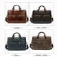 WETSTAL Business Men's Briefcases Men's Bag Genuine Leather Messenger Bags Laptop Bag Leather Briefcase Office Bags for Men 2019