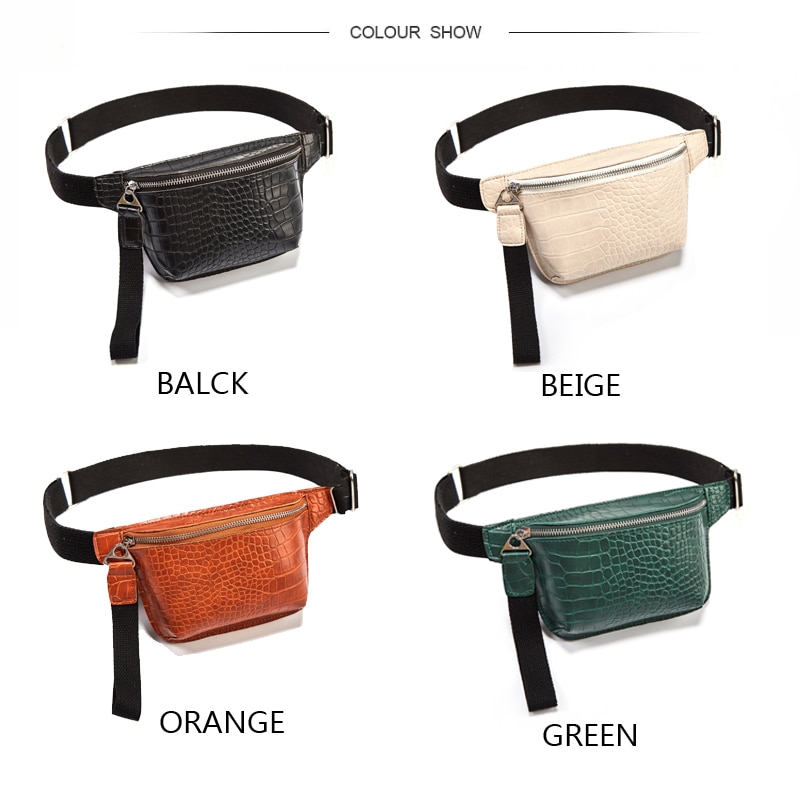 CROWDALE-Women-bag-crocodile-multicolor-messenger-chest-bag-clutch-female-Pu-leather-handbag-cross-b-32966160303