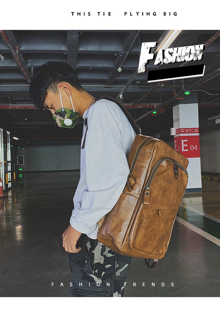 Fashion-Men-Backpack-Waterproof-PU-Leather-Travel-Bag-Man-Large-Capacity-Teenager-Male-Mochila-Lapto-32963029173
