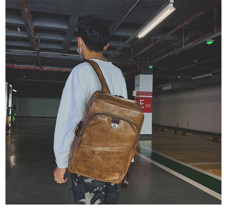 Fashion-Men-Backpack-Waterproof-PU-Leather-Travel-Bag-Man-Large-Capacity-Teenager-Male-Mochila-Lapto-32963029173