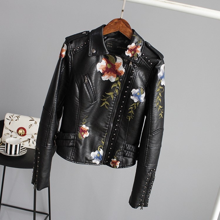 Ftlzz-Women-Floral-Print-Embroidery-Faux-Soft-Leather-Jacket-Coat--Turn-down-Collar-Casual-Pu-Motorc-32850866950