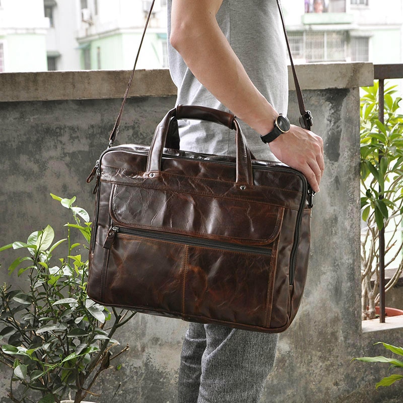 Men-Oil-Waxy-Leather-Antique-Design-Business-Briefcase-Laptop-Document-Case-Fashion-Attache-Messenge-32769405749