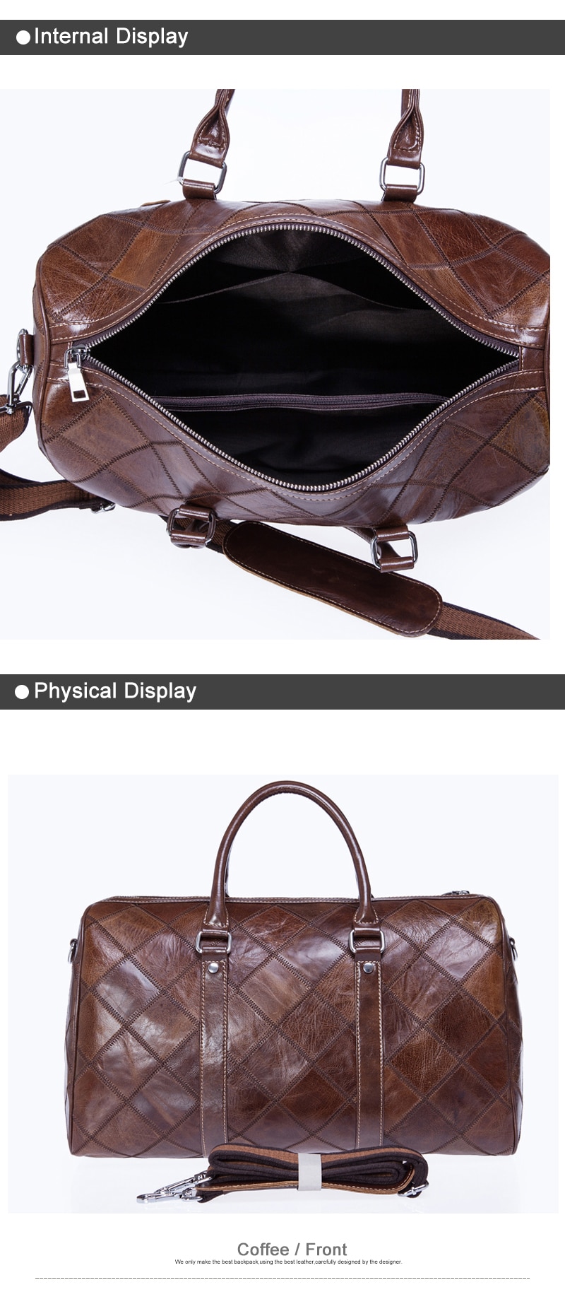 WESTAL-Mens-Luggage-Travel-Bags-Genuine-Leather-Duffle-Bag-Suitcase-and-Travel-Tote-Carry-on-Luggage-32798190847